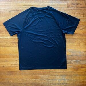 Rhone Reign Short Sleeve Training Shirt Mens XL Black Performance T-Shirt